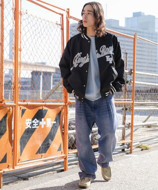 WEGO ワッペンスタジャン ブラック