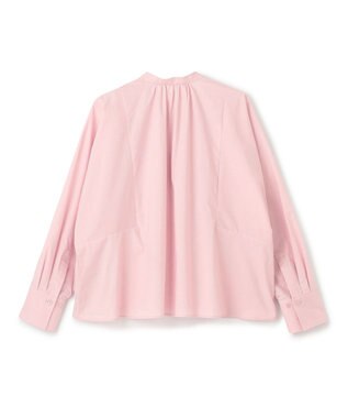 UNFILO 【新色追加】ギャザーワイドシャツ ピンク