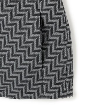 JOSEPH HOMME 【HIGH GRADE LINE】カスリシェブロンジャガード　オープンカラー半袖シャツ ブラック系5