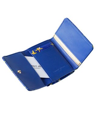 tsumori chisato CARRY エジプシャンスター ミニ財布 【きめ細かな羊革】 ブルー