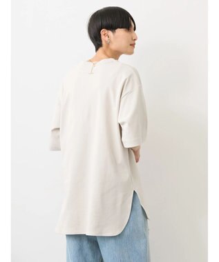 AMERICAN HOLIC 抗菌防臭＋ＵＶカット裾ラウンドカットチュニック Gray Beige