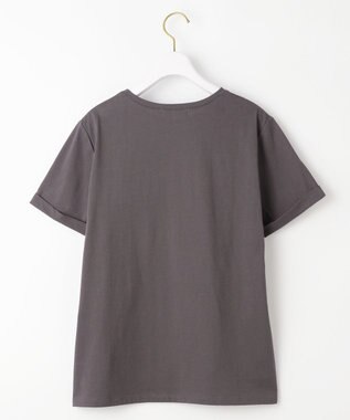 ANY SIS L ロゴ刺繍 Tシャツ スレート