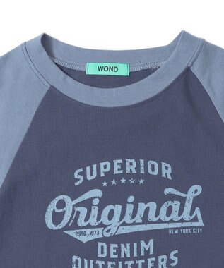 WEGO ロゴラグランT ネイビー