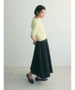 Green Parks ａ．ジャガードタックスカート Black