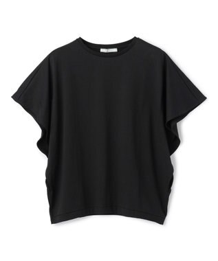 BEIGE， DIOP / スビンコットン ドレープTシャツ Black
