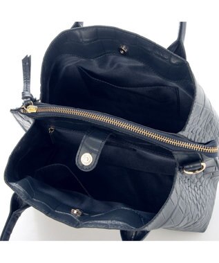 UNBILLION ペルケ perche / WEB直営限定・牛革ユーティリティ・2wayトートバッグS クロコネイビー