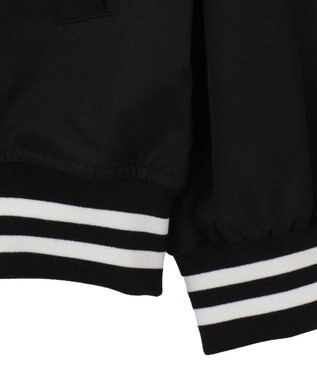 WEGO 【ユニセックス着用ITEM】グラフィックフードスタジャン ブラック