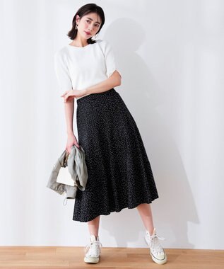 ANY SIS L コクーンスリーブ ニット オフ