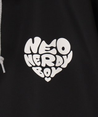 WEGO 【ユニセックス着用ITEM】グラフィックフードスタジャン ブラック