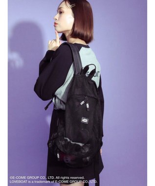 Green Parks ■ＬＯＶＥ　ＢＯＡＴ　メッシュリュック Black
