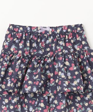 ANY KIDS 【チェリーベリーシリーズ】フルーツ フリル キュロット ネイビー系