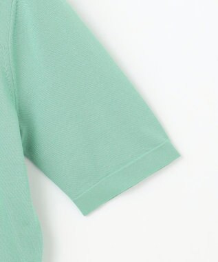 自由区 【アンサンブル対応・洗える】アセテートコットンプルオーバー ニット グラスグリーン