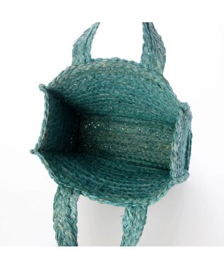 UNBILLION カカトゥ kakatoo / ラフィアスクエアトートバッグ グリーン