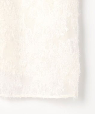 組曲 L 【KUMIKYOKU NAVY / 前後着用可】ヘアリーシフォン ブラウス アイボリー系