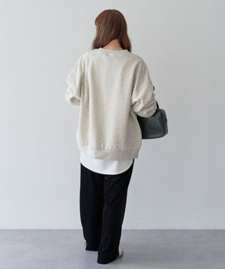 Green Parks ・ＤＯＵＢＬＥ　ＦＬＡＧＳ　フォトｐｔスウェット Oatmeal