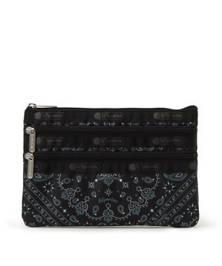 LeSportsac 3ZIP COSMETIC/ステレートバンダナ