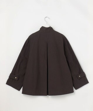 自由区 【カタログ掲載・春の必需品・オンオフ使える】コットンリネンウェザーライト コート ブラウン