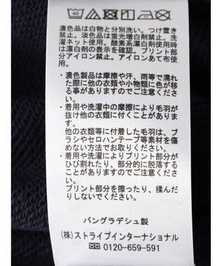 CRAFT STANDARD BOUTIQUE プリント裏毛チュニック Navy