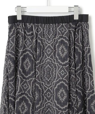 23区 S オーナメントプリント ギャザースカート グレープリント