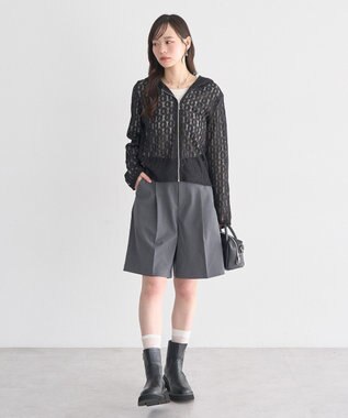 earth music&ecology バミューダパンツ Gray