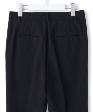 23区 S 【セットアップ対応】トリアセダブルジョーゼット パンツ (丈長め) ネイビー系