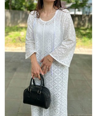 Green Parks AnriettMusee レースロングワンピース Off White