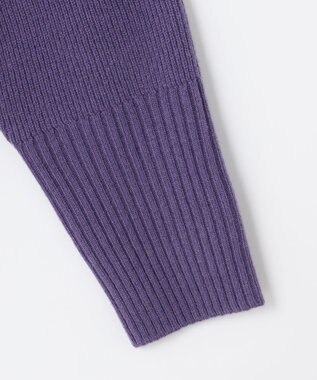 NAVE ウールカシミヤカーディガン ライラック系