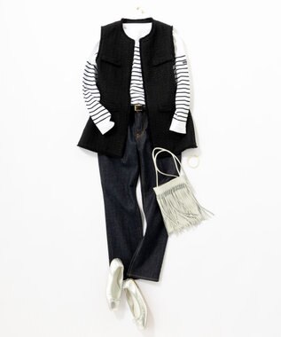 23区 【Oggi4月号掲載】ソフト バレエシューズ シルバー系