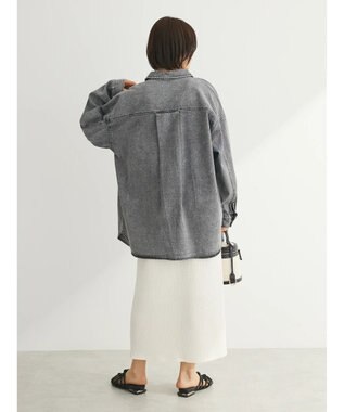 Green Parks ・ＥＬＥＮＣＡＲＥ　ＤＵＥ　デニムロングスリーブシャツ Gray Mixture