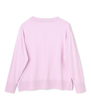 UNFILO マイビューティニット Vネック ライラック