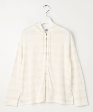 J.PRESS LADIES 【洗える】シアーライトパーカー オフ系