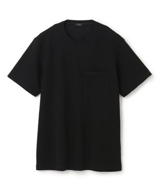 JOSEPH HOMME 【オリジナル素材】ライトタックジャージー クルーネック ブラック系