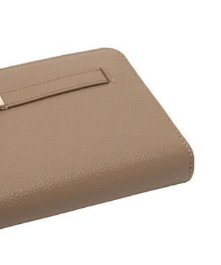 CLATHAS イヴェット ラウンド長財布 グレージュ