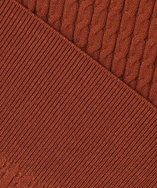 JOSEPH ABBOUD 【チクチクしない/イージーケア】SNOWYタートルネックニット オレンジ系