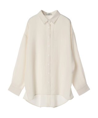 earth music&ecology バックボタンチュニック Off White