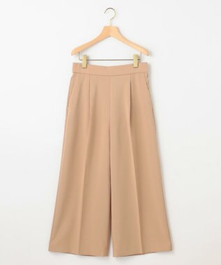 組曲 L 【ストレッチ・イージーケア】オシャクロス ガウチョパンツ ベージュ系