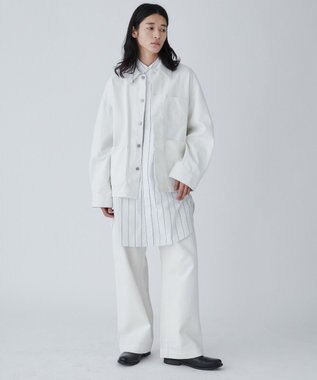 WEGO デニムカバーオール ホワイト