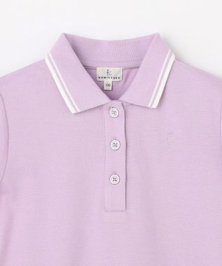 組曲 KIDS 【150-170㎝】 カノコポロシャツ ラベンダー