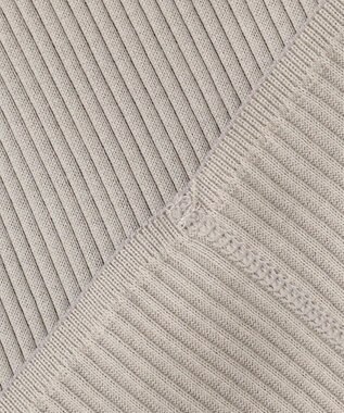 ICB L 【洗える】 ４×２リブ プルオーバー ライトグレー系