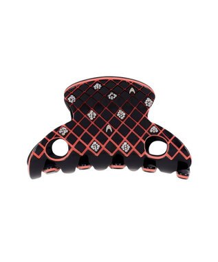 ACCA コラージュクリップ ブラックレッド