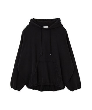 WEGO アシッドウォッシュバルーンパーカー ブラックその他