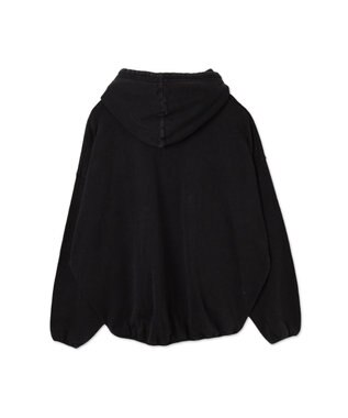 WEGO アシッドウォッシュバルーンパーカー ブラックその他