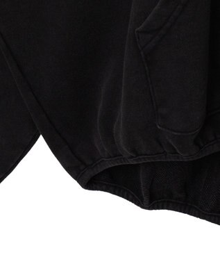 WEGO アシッドウォッシュバルーンパーカー ブラックその他