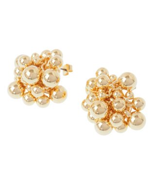 Green Parks ・HALF TIME メタルタッセルピアス Gold