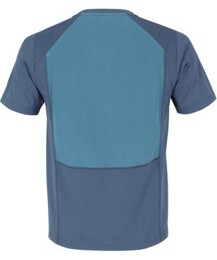 CW-X 【MEN】【CHUMS (チャムス)コラボ】 CW-X アウタートップス 半袖 3分袖 バックメッシュTシャツ Uネック 背中部分メッシュ素材切り替え メンズ LNO550 /ワコール コン