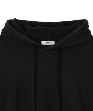 WEGO アシッドウォッシュバルーンパーカー ブラックその他