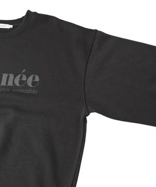 AMERICAN HOLIC フレンチロゴ裏起毛プルオーバー Charcoal Gray