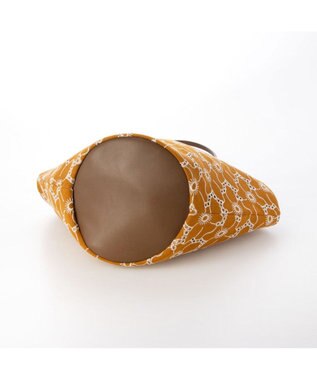 UNBILLION カシュカシュ cachecache / バケツ刺繍トートバッグ キャメル