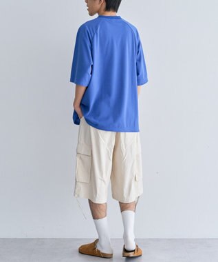 CRAFT STANDARD BOUTIQUE カノコドロストラグランＴシャツ Navy