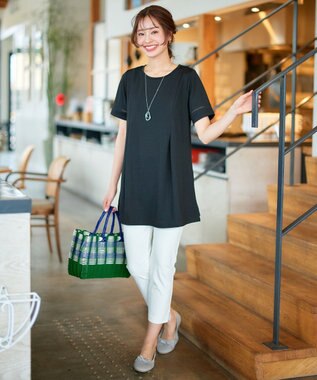 Tiaclasse パターンマルシェバッグ グリーン